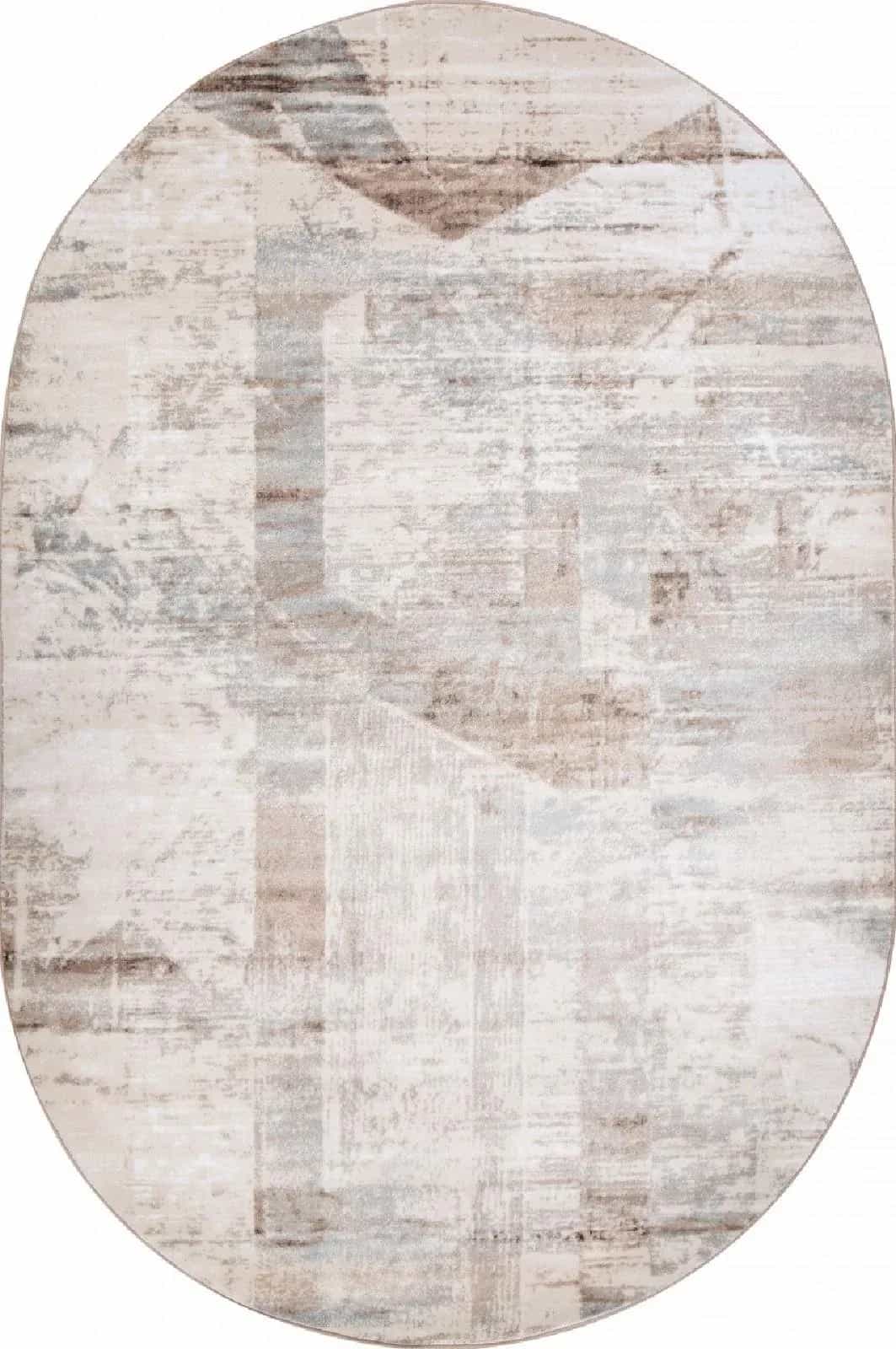 Ковер Merinos VALENCIA DELUXE D949 Овальная Cream Овал 2x4м