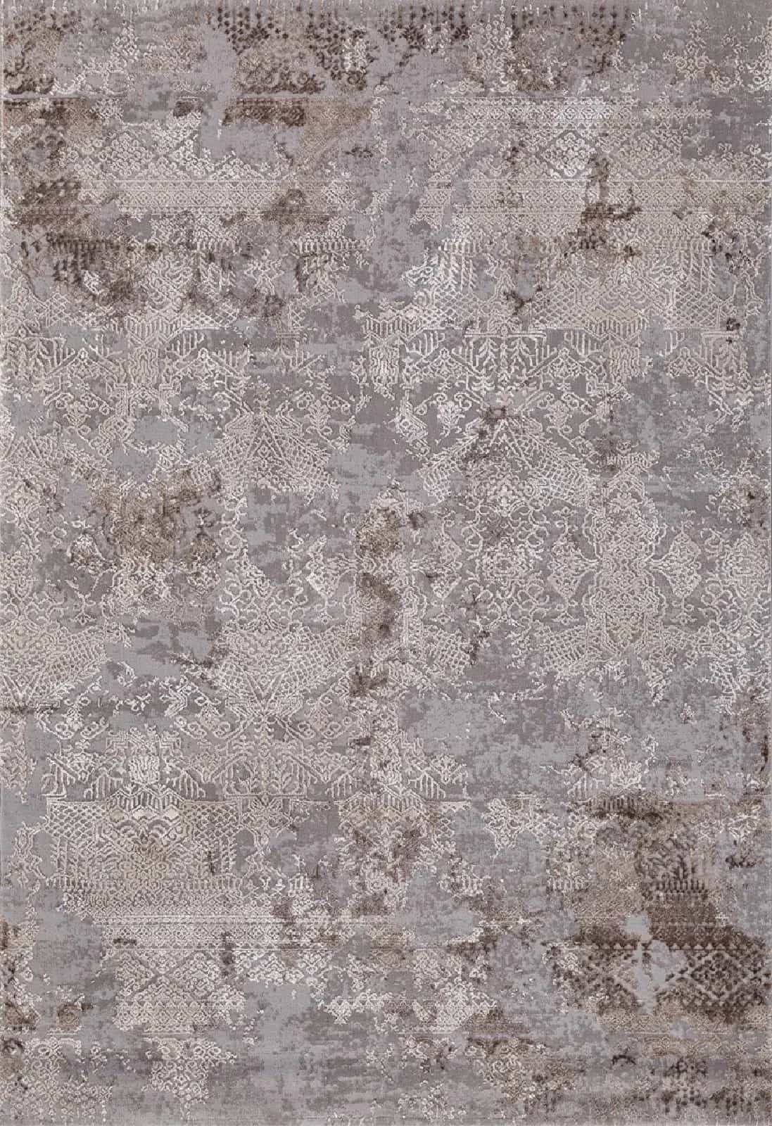 Ковер KARMEN HALI ARMINA 03851C GREY / BROWN 2.4x5м