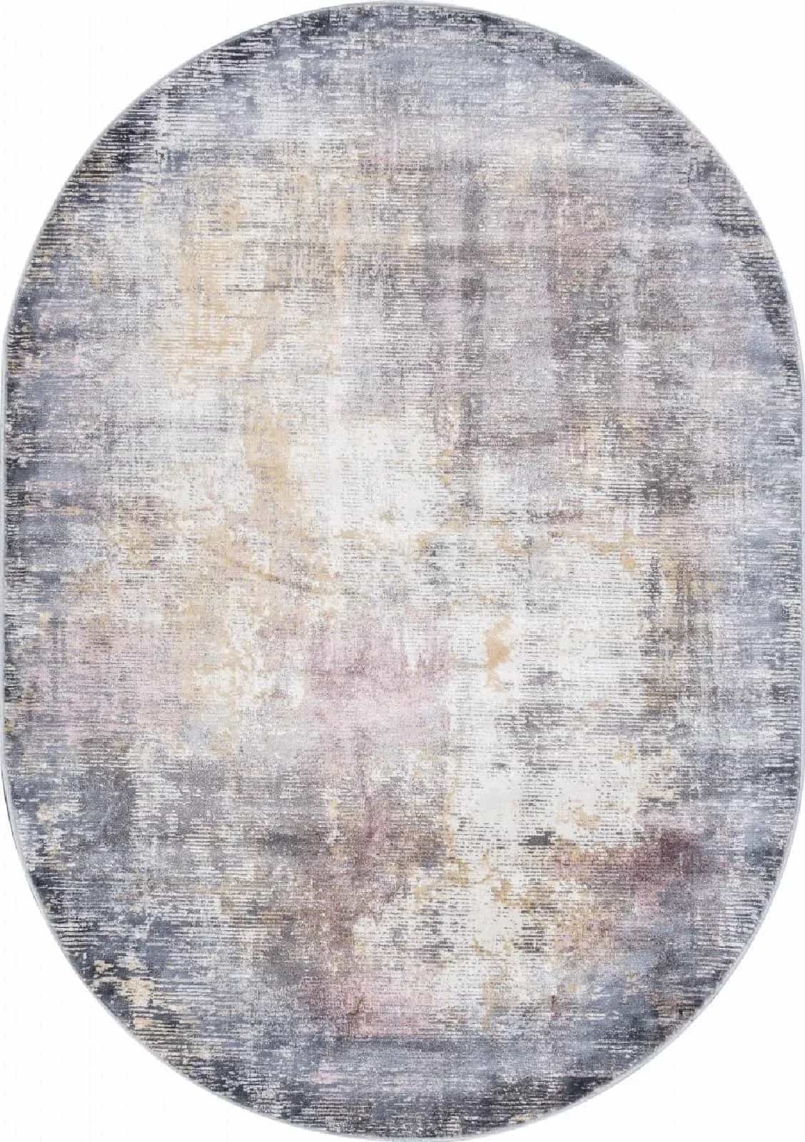 Ковер Ковер Современный MERINOS ZUMMA F262 PINK Овал Овал 2.8x3.8м
