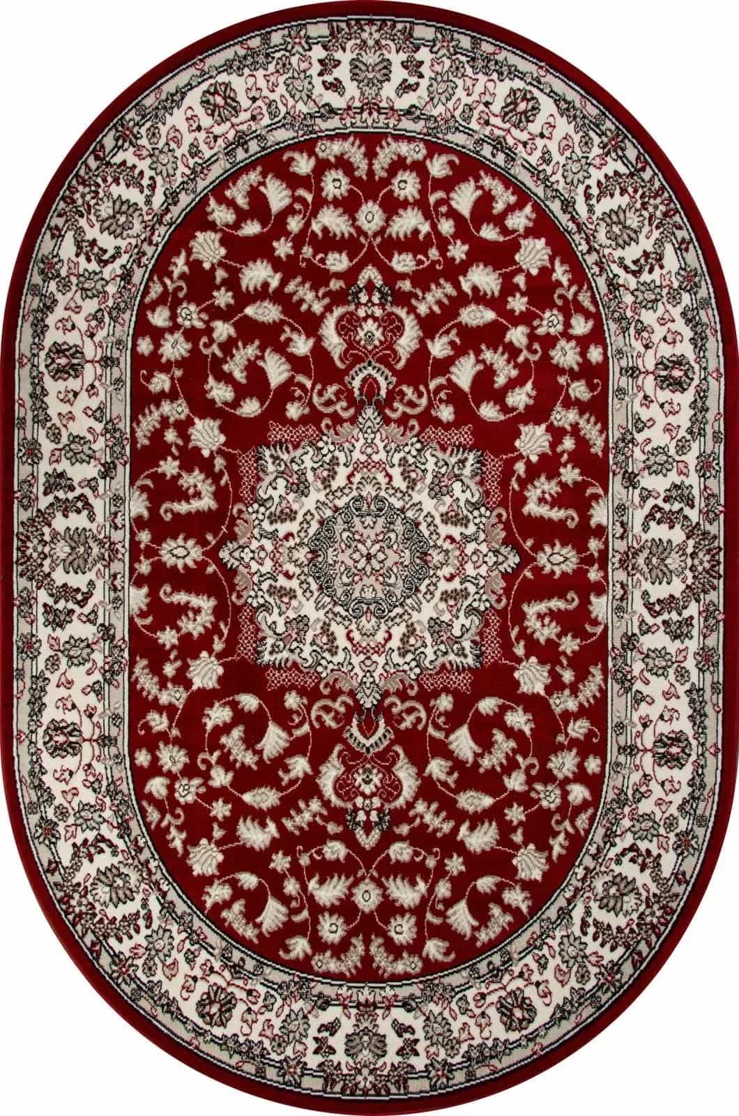 Ковер Merinos GAVANA d412 Овальная Red Овал 3x4м