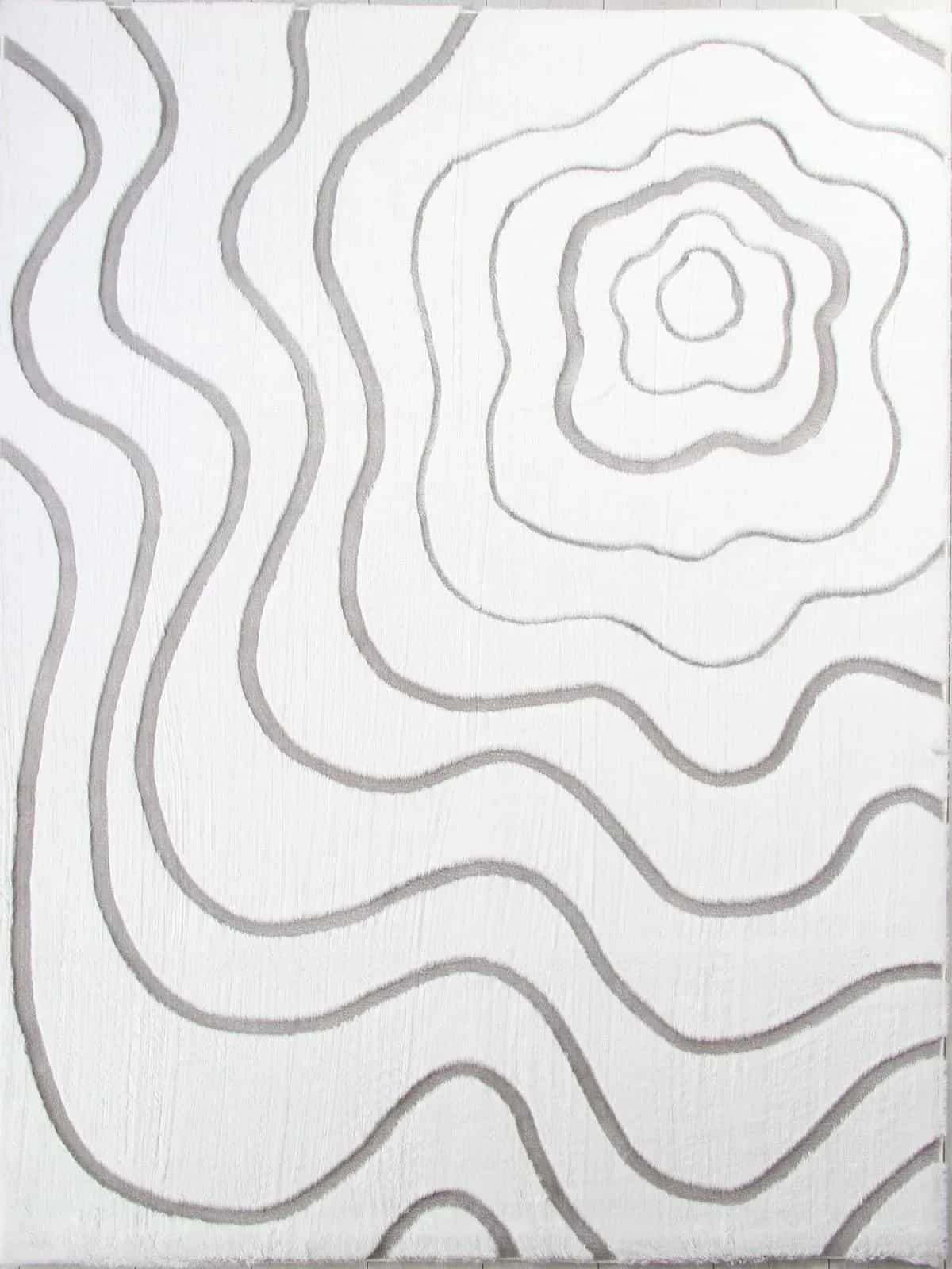 Ковер PIXEL RABBIT CARVING PX4004 Прямоугольная CREAM / GREY 2x2.9м