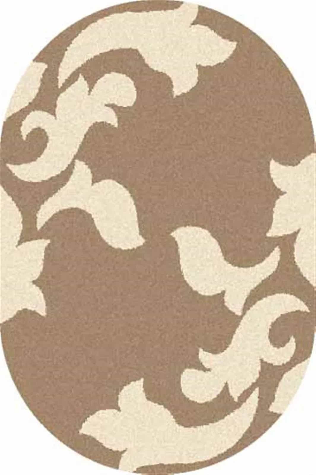 Ковер Merinos PLATINUM t620 Овальная D.BEIGE-CREAM Овал 2x5м