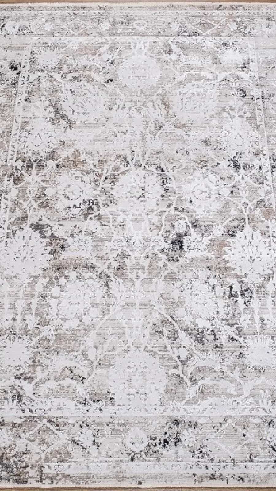 Ковер KARTAL Vella EC56D Прямоугольная SHRNIK CREAM 0.8x1.5м