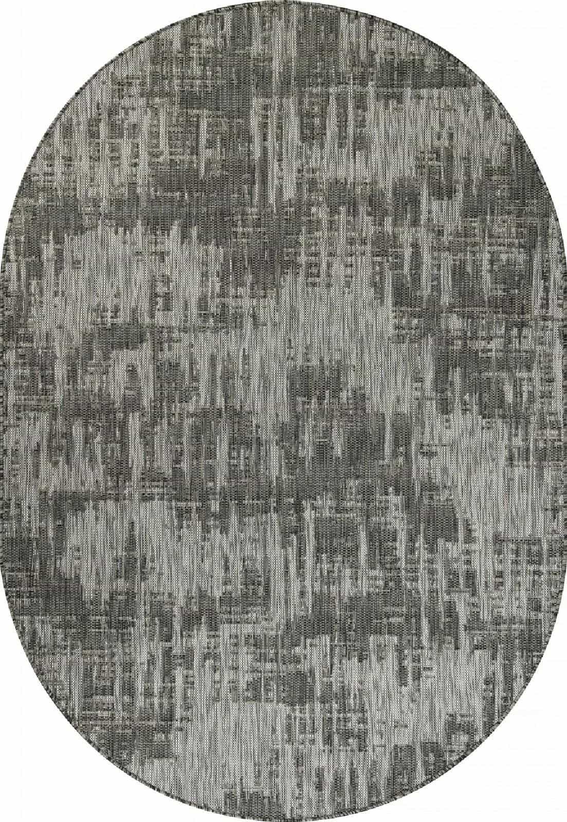 Ковер Merinos KAIR S144 Овальная GRAY Овал 1.6x2.3м