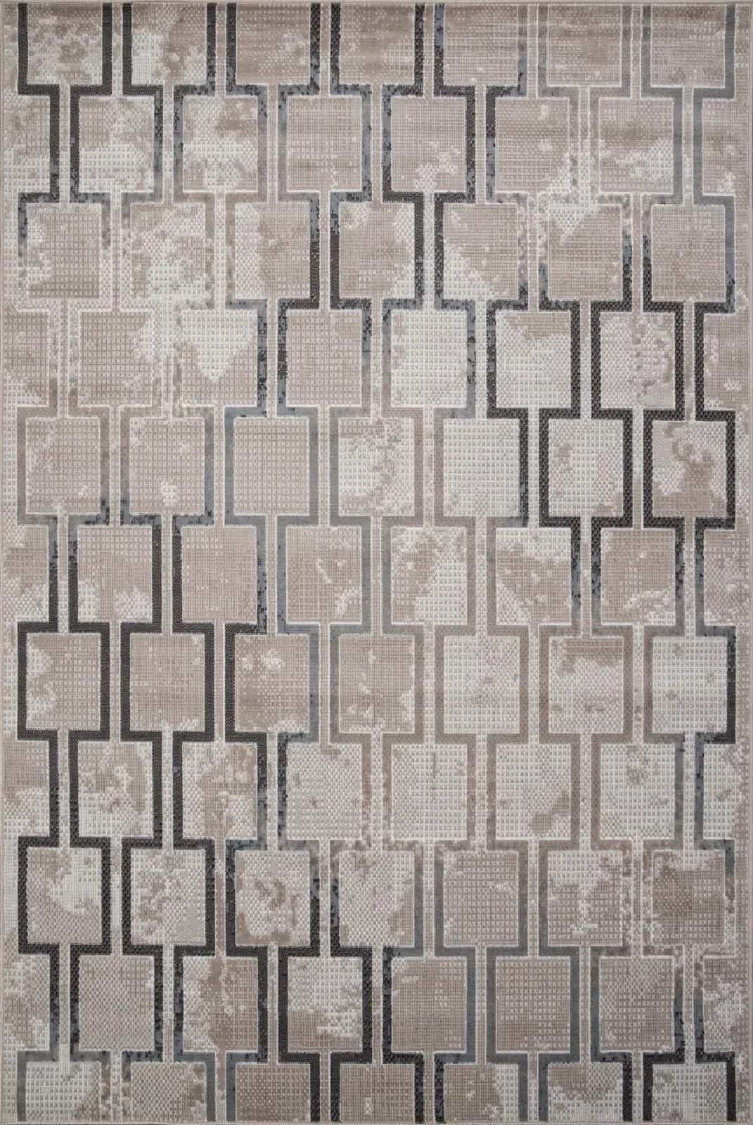 Ковер Ковер Современный MERINOS SIERRA F353 BEIGE-BLUE 3x5м