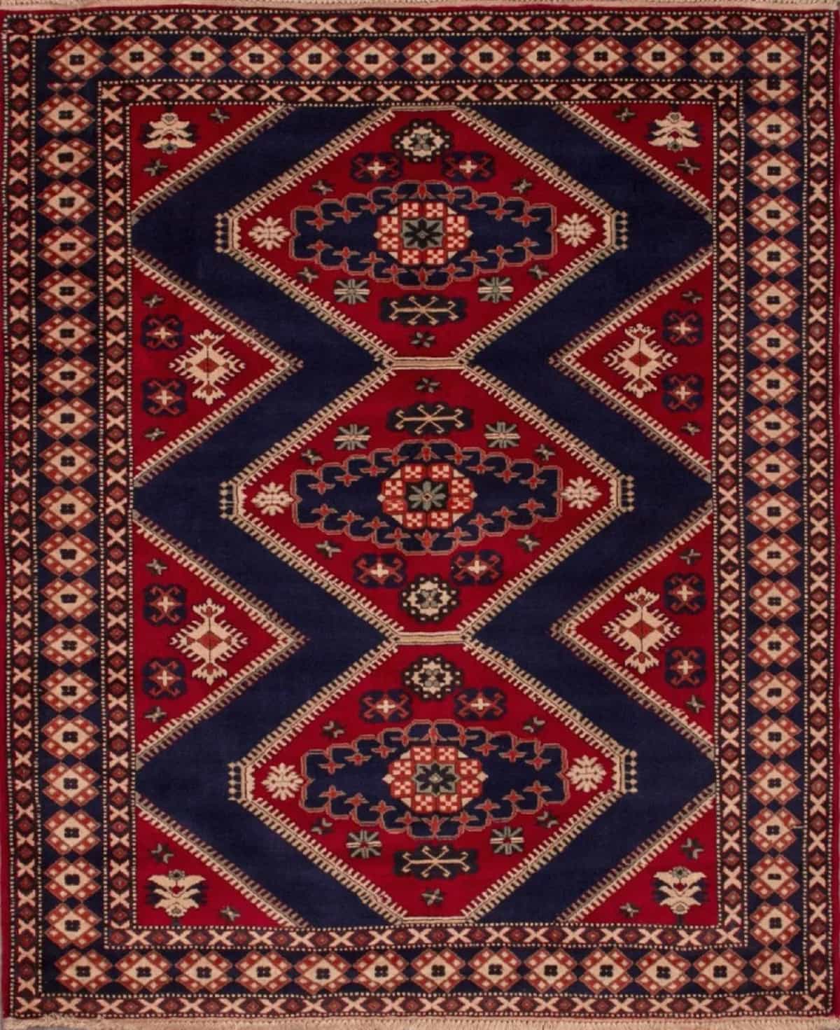 Пакистанский ковер ручной работы Ширван 1.55x1.79м