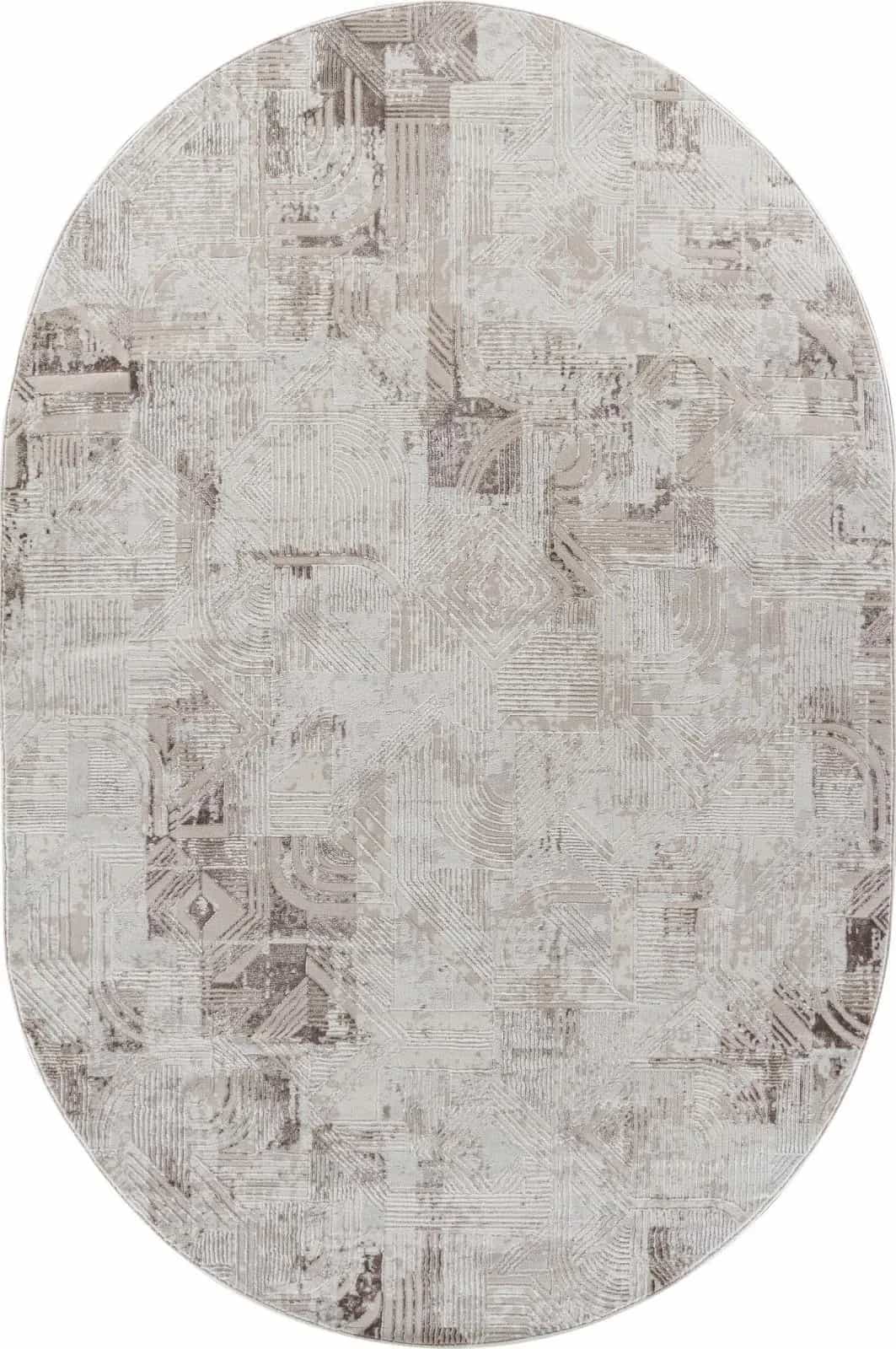 Ковер DORUK MEXX MX017 Овальная BEIGE Овал 2.4x3.4м