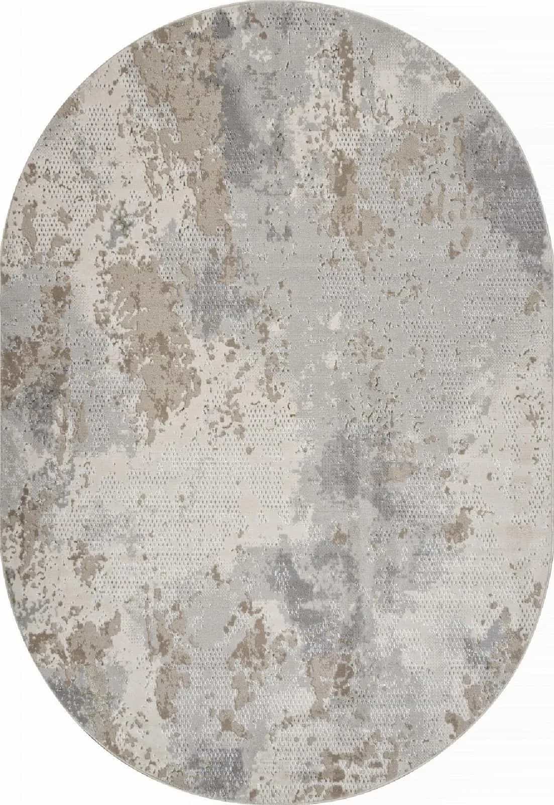 Ковер Merinos LIMAN F171 Овальная Cream-Green Овал 1.6x2.3м