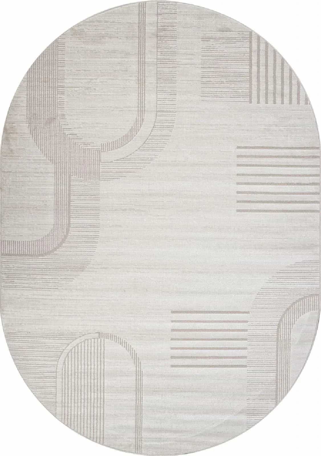 Ковер Merinos DIOS F437 Овальная Cream Овал 2x2.9м