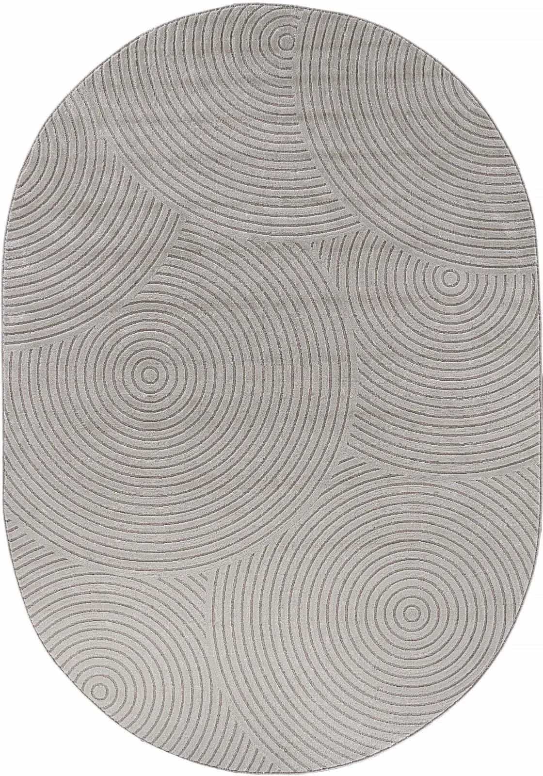 Ковер Merinos DIOS F410 Овальная LIGHT CREAM Овал 2x2.9м