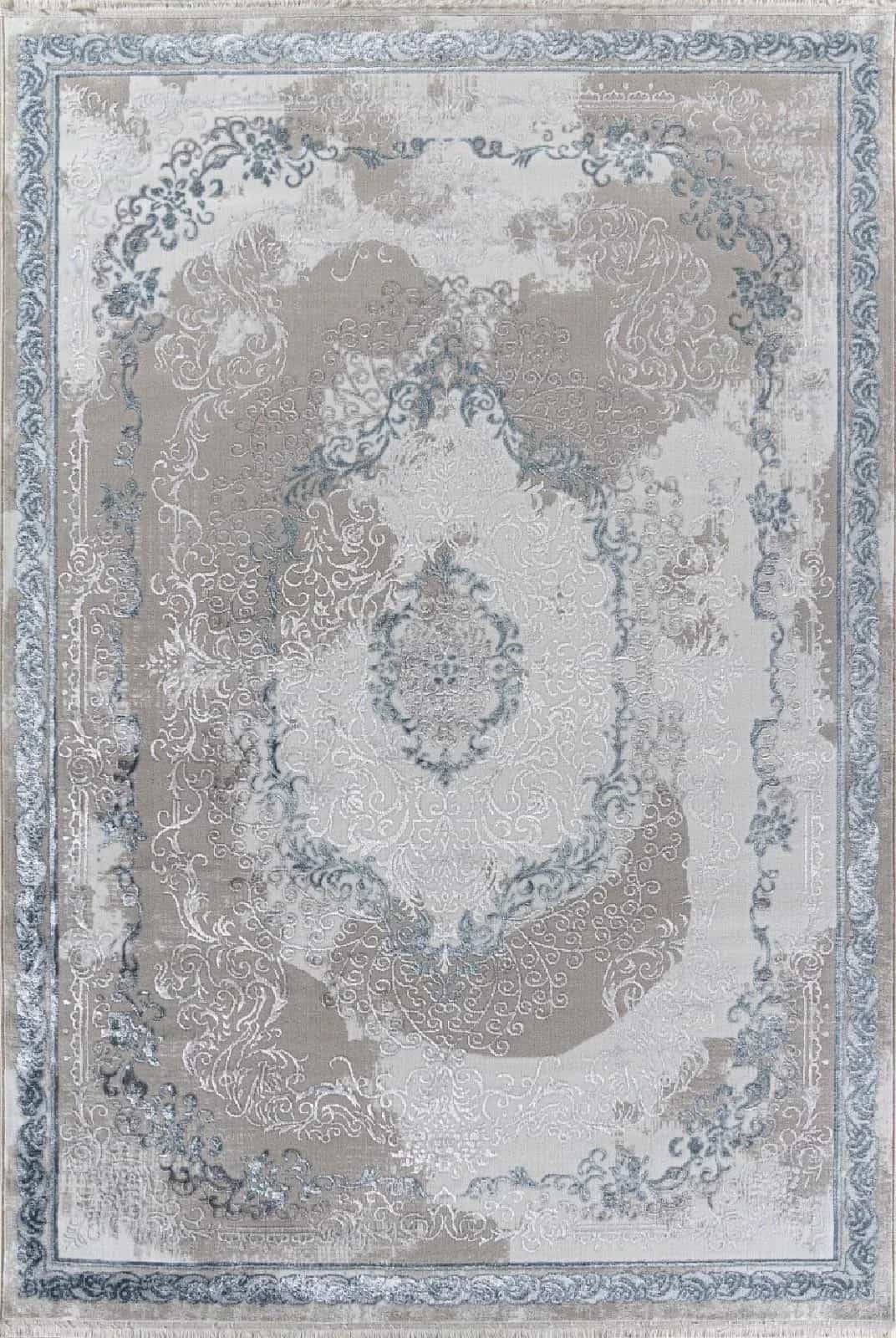 Ковер ARDA EFSAN L278A Прямоугольная CREAM SHRINK / BLUE FDY 0.8x1.5м