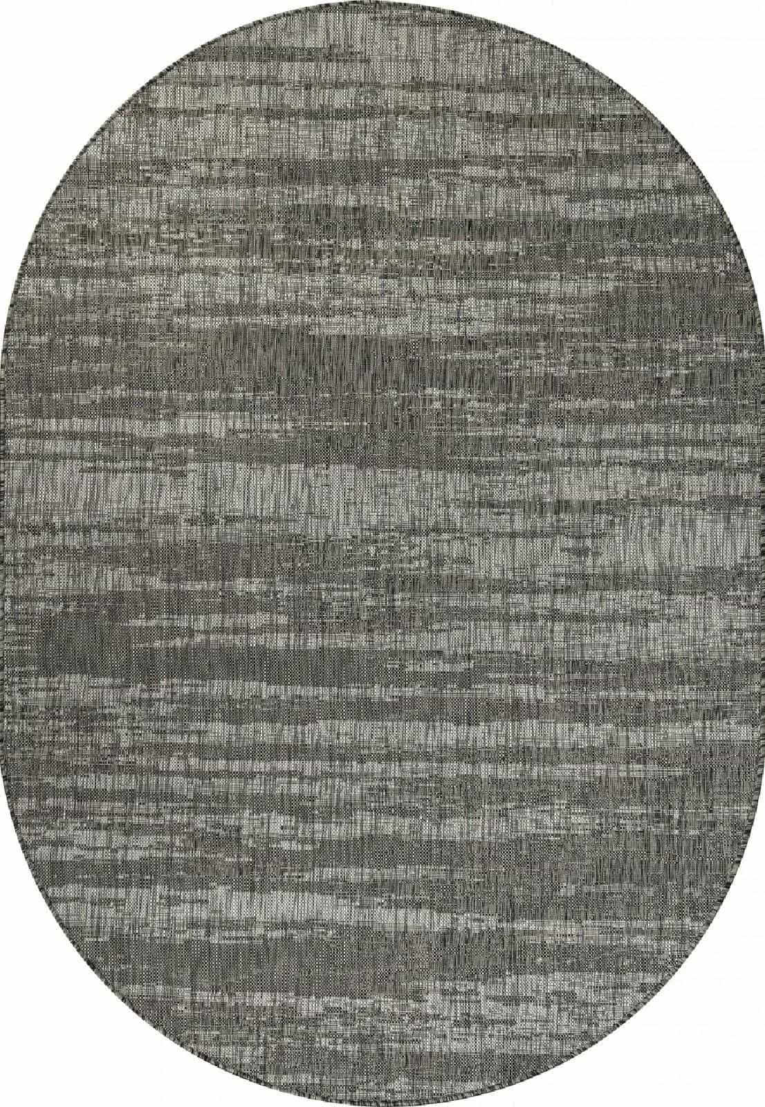 Ковер Merinos KAIR S143 Овальная GRAY Овал 2x2.9м
