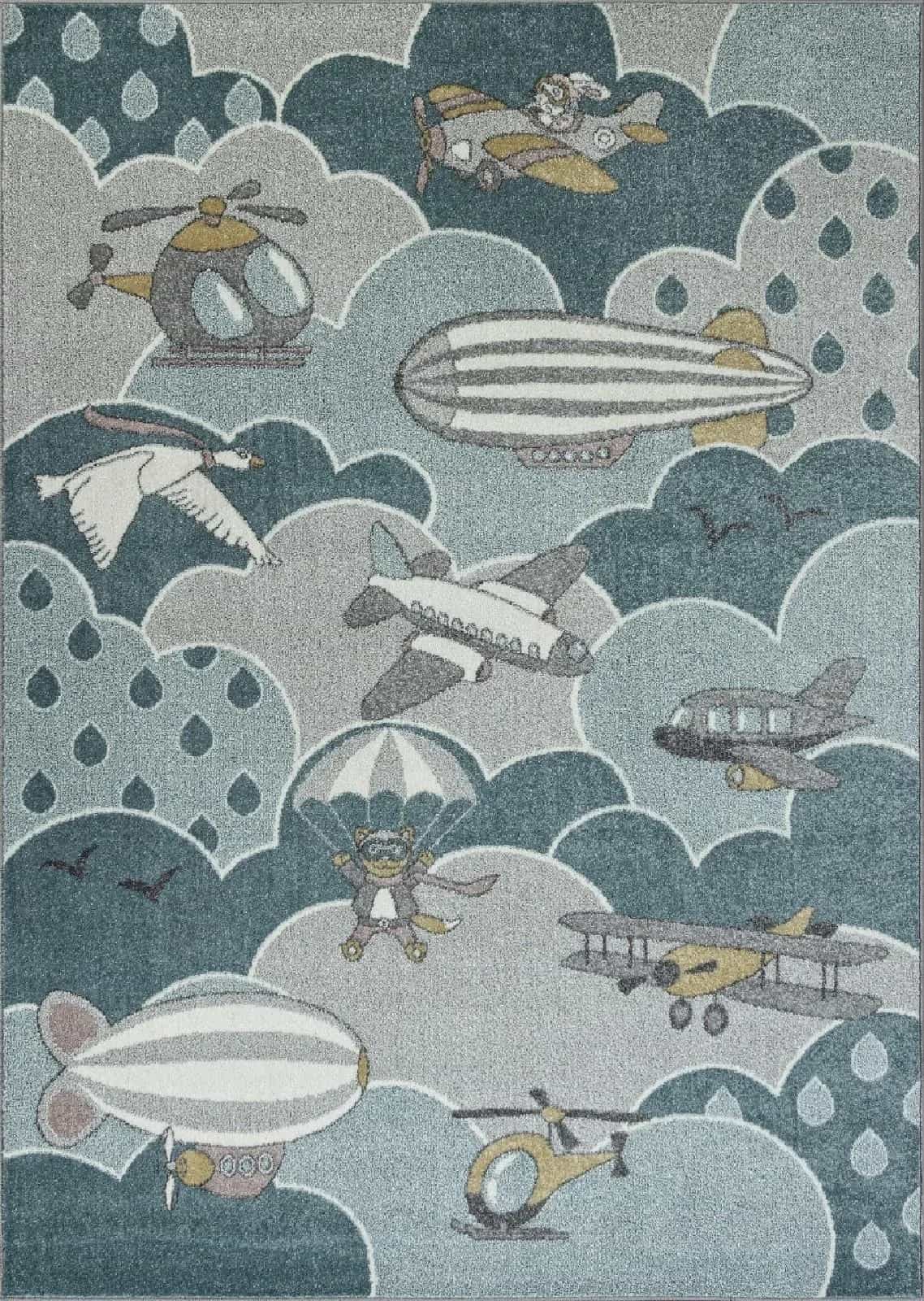 Ковер Merinos SOFIT C225 Прямоугольная Multicolor 0.8x1.5м