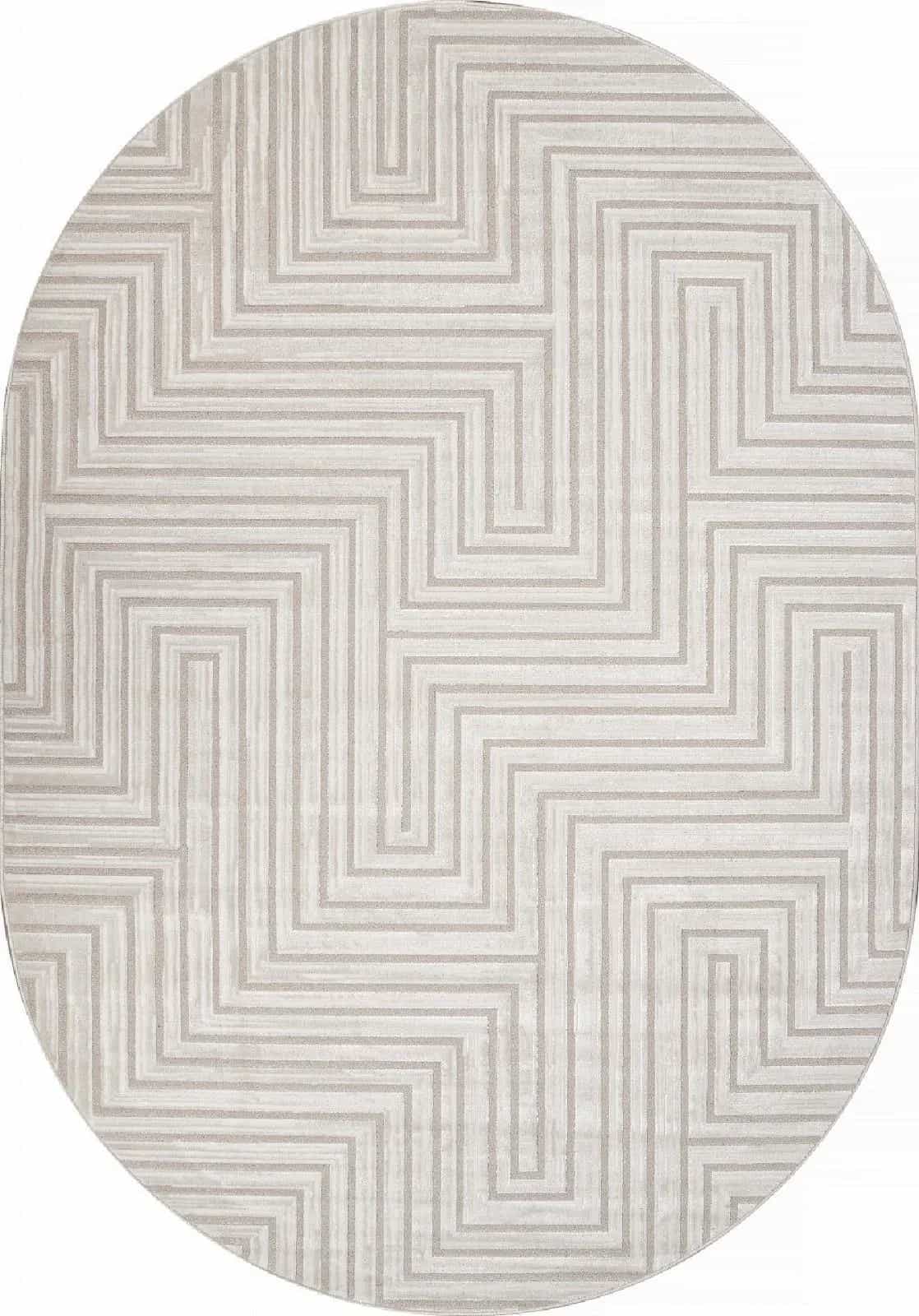 Ковер Merinos DIOS F412 Овальная Cream Овал 2x4м