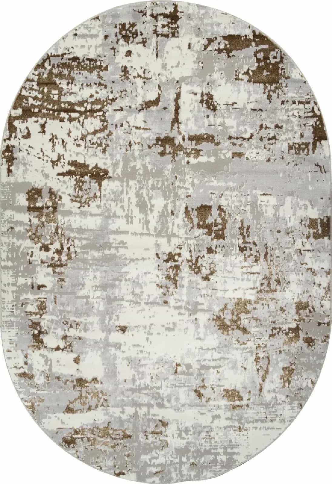 Ковер Merinos PALERMO F284 Овальная graygreen Овал 2x4м