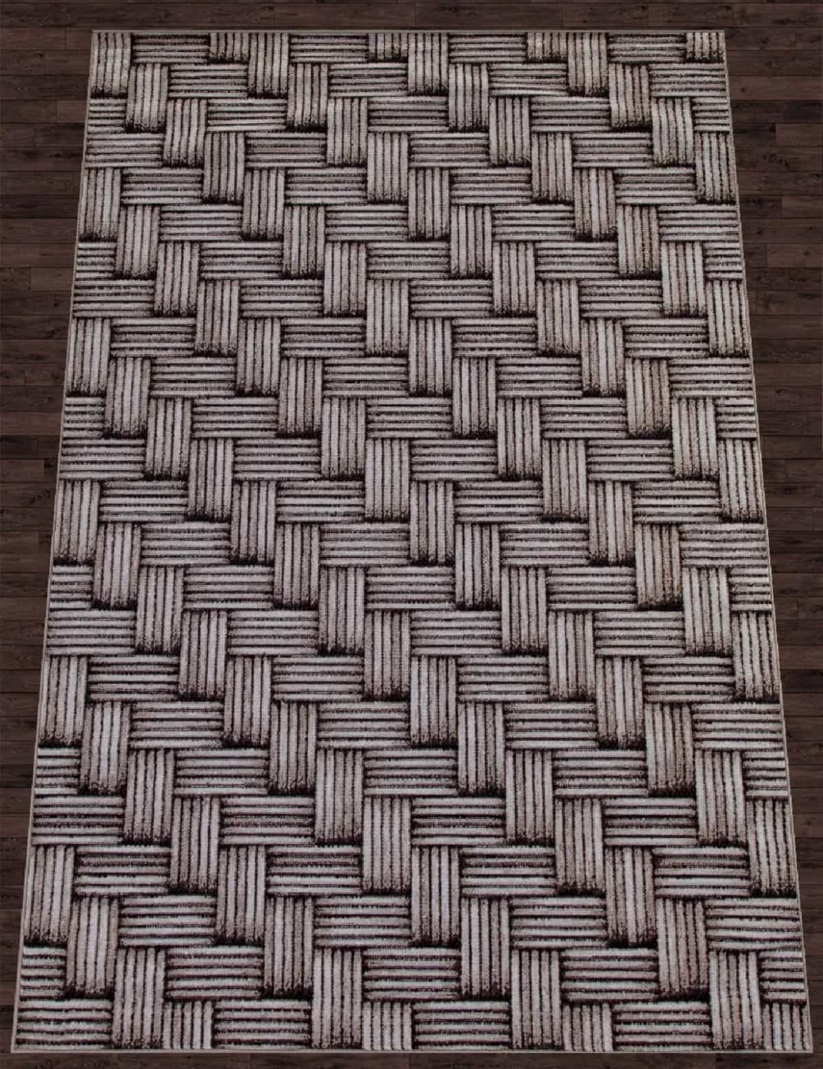 Ковер Merinos SIERRA D722 Прямоугольная BEIGE-BROWN 2x4м