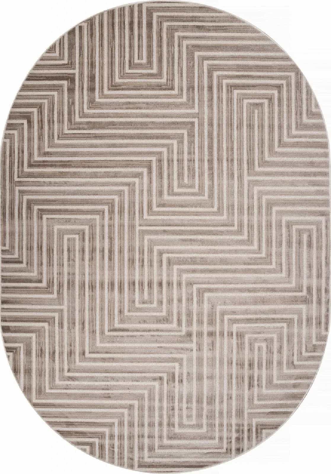 Ковер Merinos DIOS F412 Овальная BEIGE Овал 2x4м